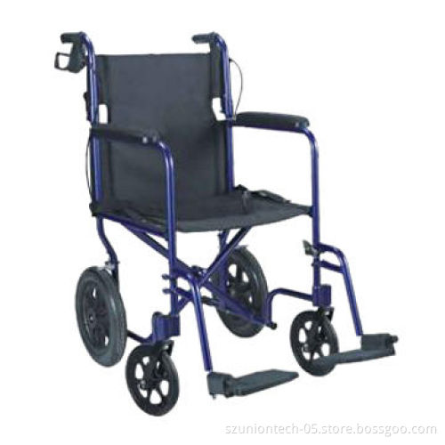 Transport Wheelchair with Detachable Footrest